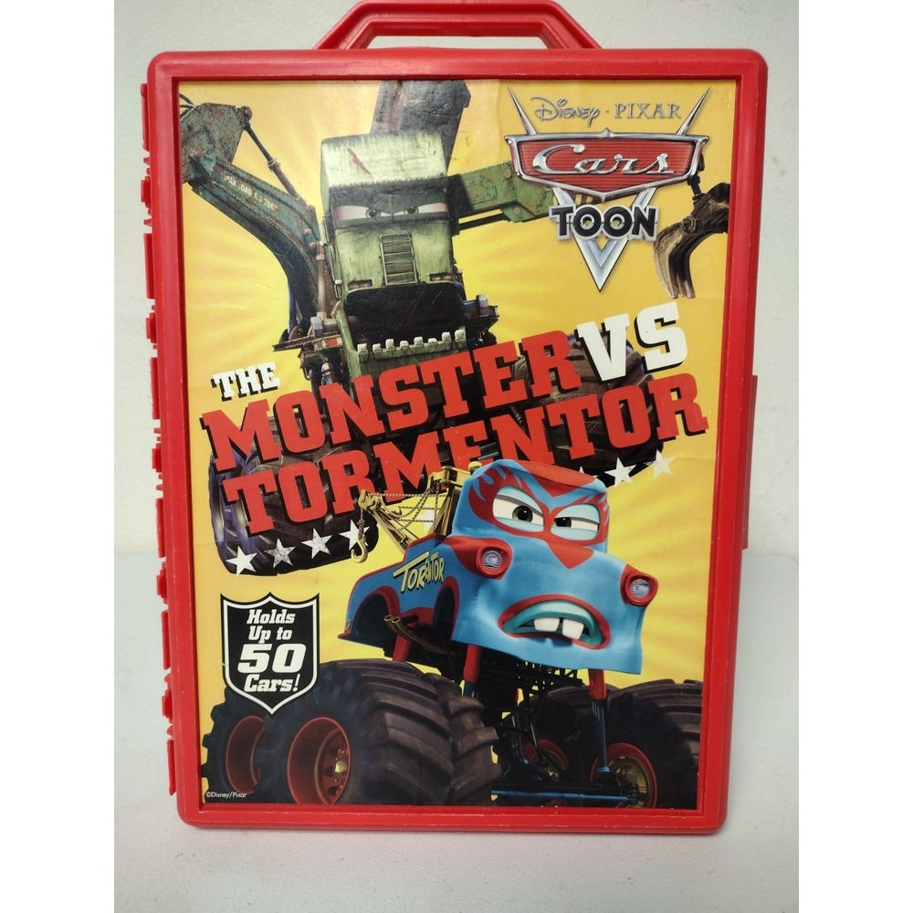 Disney Pixar Cars‎ Toon — "Monster vs. Tormentor" 50 Car Carry Case - Picture 2 of 6